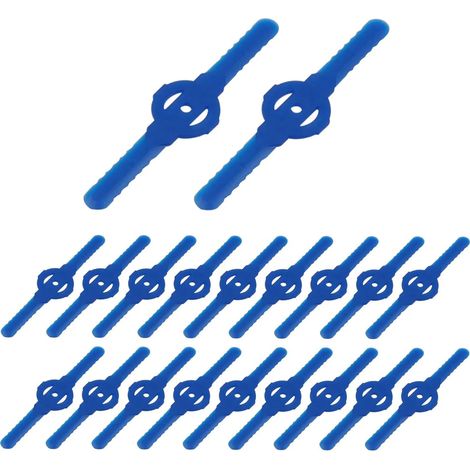 Lot de 20 lames de coupe de 139 mm, bleues (1/5)