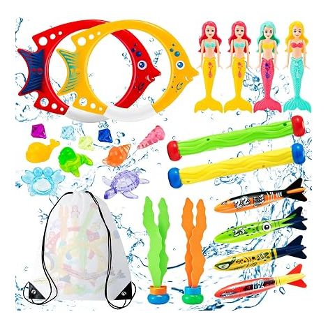Diving Toys Swimming Pool Games Diving Sticks Rings Underwater Toy Summer Games Children (1/4)