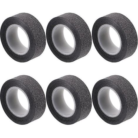 6 Rollen schwarzes Klebeband