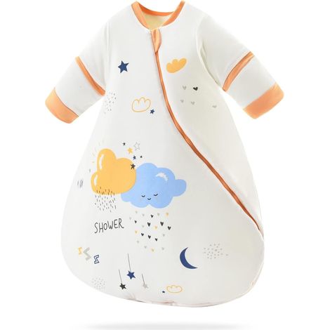 Gigoteuse 3 mois–4 ans, manches amovibles, 2,5 , coton, chaude et respirante, unisexe，M