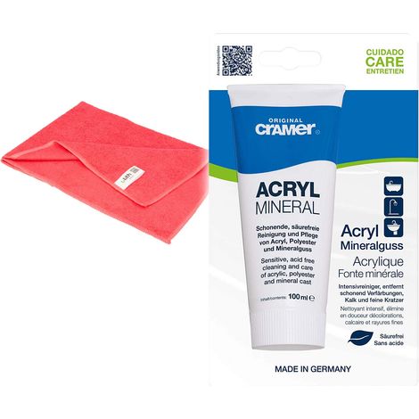 tecuro Acryl & Mineral Intensivreiniger 100 ml - 30200 inkl. Mikrofasertuch