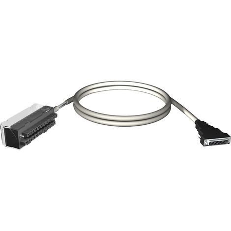 Modicon X80 - cordon - connecteur 20 contacts - connecteur SUB-D25 - 3m - BMXFTA302