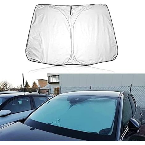 Pare-soleil de pare-brise voiture, pliable pour avant bloquant (1/5)
