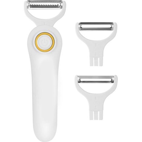 3 in 1 Electric Peeler, Automatic Fruit Slicer USB Electric Julienne Peeler for Potato Cucumber Carrot Cheese (1/5)