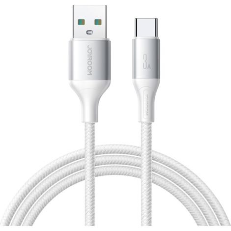 Joyroom S-A28 Flash Series 3A USB-A - USB-C Kabel 2m - Weiß (1/5)