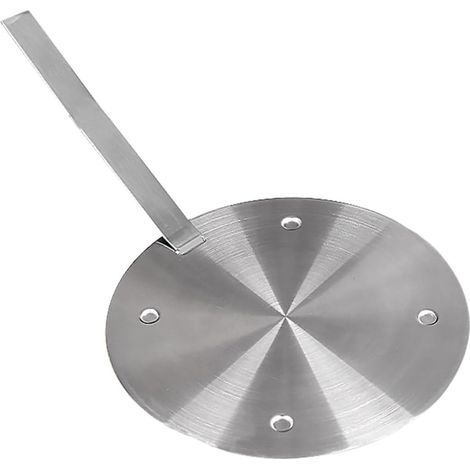 Adaptateur pour Cuisinière à Induction 24 CM en Acier Inoxydable Poignée Amovible Plaque Diffuseur de Chaleur pour Ustensiles Cuisine Plaque de Décongélation Antidérapante (1/5)