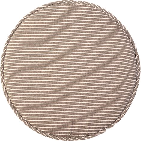 Coussins ronds pour tabourets et chaises de cuisine/salle à manger, avec attaches, antidérapants (1/5)