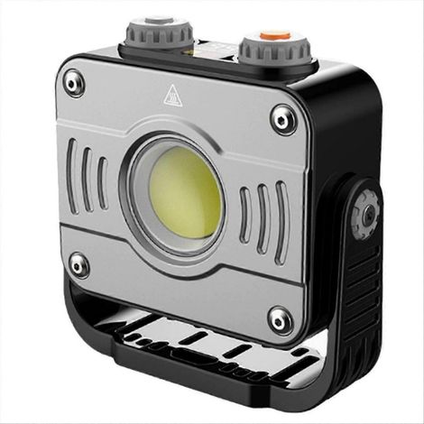Leistungsstarke COB-LED-Arbeitsleuchte, wiederaufladbare Campinglampe, wasserdicht, tragbar, für Notfälle, dimmbar. (1/5)