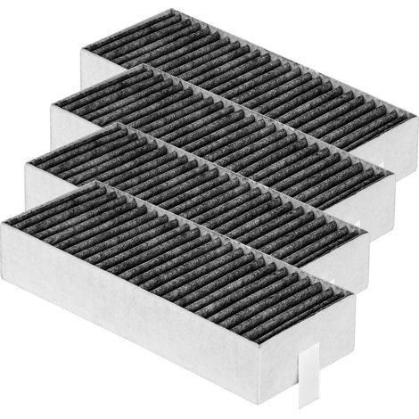 4 Stück Aktivkohlefilter für Dunstabzugshaube Siemens HZ9VRCR0 17004796 / Bosch HEZ9VRCR0 17004805 / Neff Z821VR0 17004806 / Gaggenau CA282111 / Constructa CZ9VRCR0, Umluftersatzfilter Zubehör (1/5)