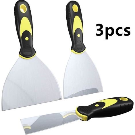 Outil de grattoir - Acier Inoxydable - 3pcs - Ergonomique - Résistant - Multi-usage (1/4)