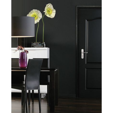 Sticker mural deux grandes fleurs de pavot blanc - 50x70 cm (1/3)