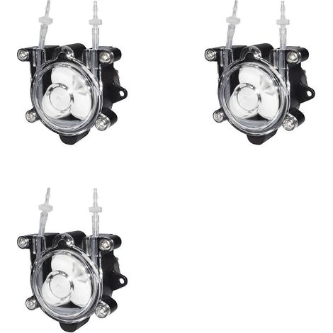 3 pompes péristaltiques à haut débit, pompes doseuses miniatures 12V, pompes à tuyau péristaltique compatibles avec les pompes doseuses de liquide pour aquarium de laboratoire. (1/2)