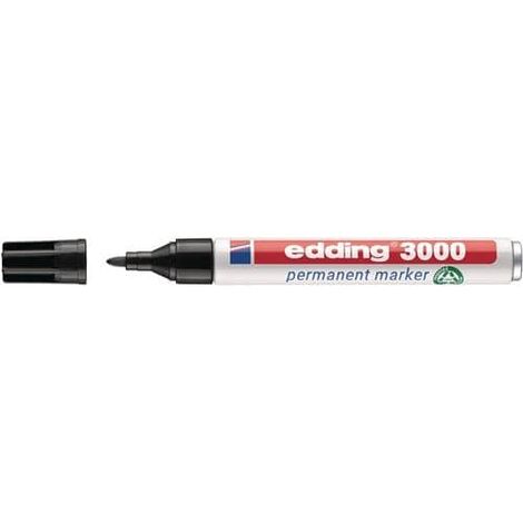 EDDING Permanentmarker 3000 schwarz Strich-B.1,5-3mm Rundspitze EDDING (1/3)