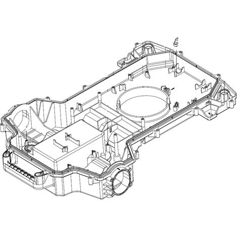 Scocca di base ORIGINALE WORX robot rasaerba WG792E