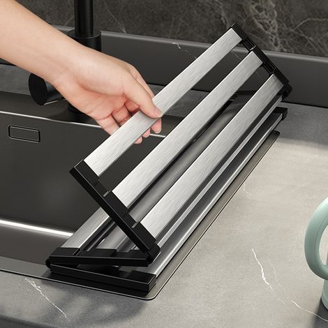 Scolapiatti (acciaio inox 304) - Scolapiatti pieghevole ed estensibile (1/3)