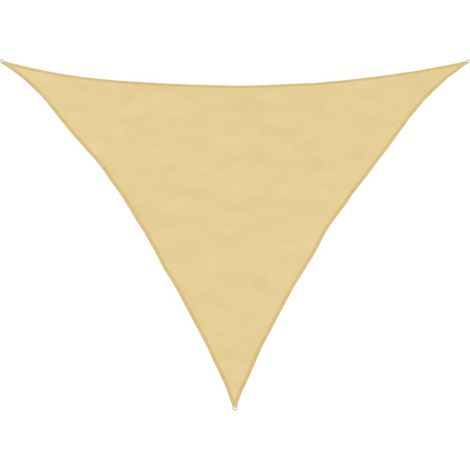 Voile d'ombrage Voile de parasol sable 5x5x6 m 100 % polyester oxford (1/5)