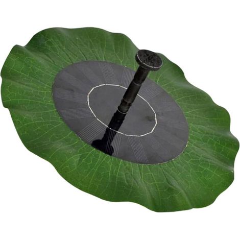 Solarbetriebener Lotusblatt Springbrunnen Garten