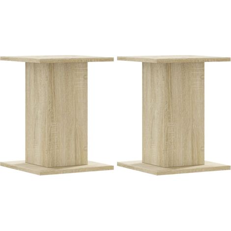 Supports de haut-parleurs 2 pcs chêne sonoma bois d'ingénierie (1/5)
