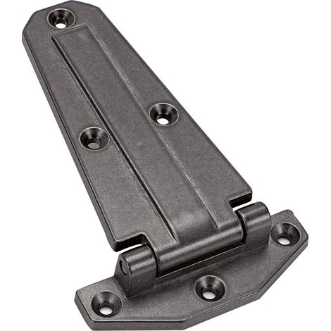 Charnière pour meuble – Fer noir vieilli – Charge maximale 50kg – Pour bois dur et teck – Lot de 2 unités – Fosun (1/3)