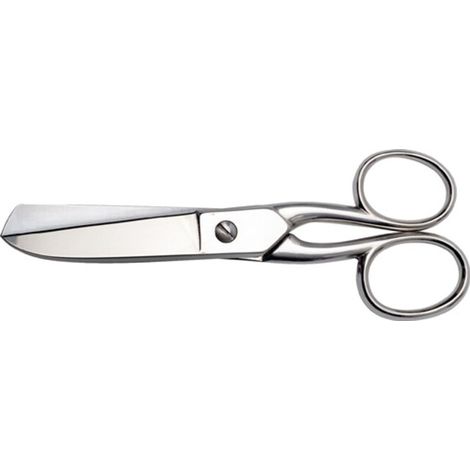 Ciseaux à sac et à cuir, longueur totale 180 mm, vernis