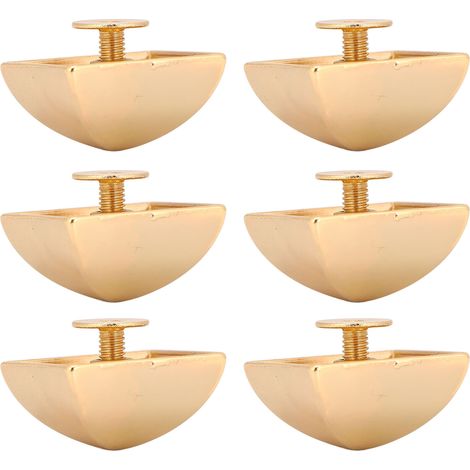 20 Stück Pyramidennieten, 18 mm, Zinklegierung, Vierkantnieten mit PH-Schrauben für Gürtel, Taschen, Hüte, Schuhe, Gold (1/5)