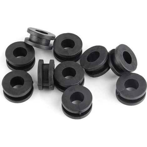 10pcs Rondelles en Caoutchouc de Moto, Rondelles de Carnage de Moto, Rondelles de Carnage en Caoutchouc de Moto A (1/5)