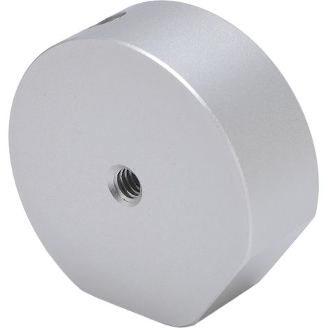 Adaptateur de Trépied Satellite Parabolique Rectangulaire Convertisseur Universel fileté en Alliage d'aluminium de 1/4 Pouces pour le Montage (SILVER) (1/5)