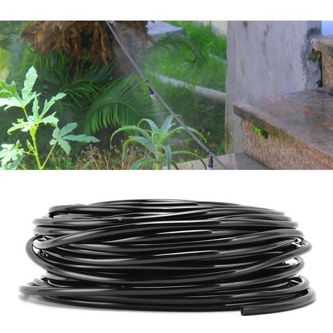 Tuyau d'irrigation goutte à goutte 50 mètres flexible pour jardin, pelouse et agriculture (1/5)