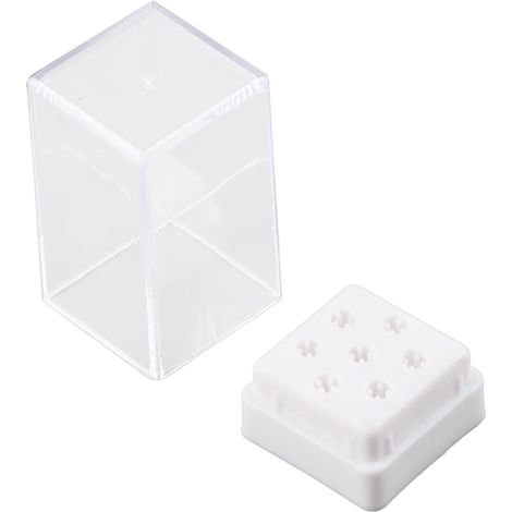 Écrin de rangement pour 7 embouts de fraise à ongles, boîte organiseur de stockage pour têtes de ponçage. (1/5)