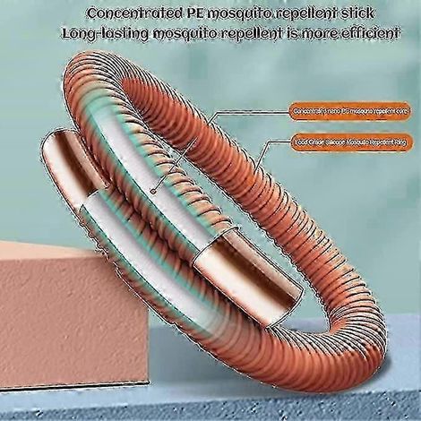 mosquito repellent bracelet, deet-free natural wristbands, 100% natural plant essential oil, silicone insect repellent bracelet mosquito bands for adu (1/4)