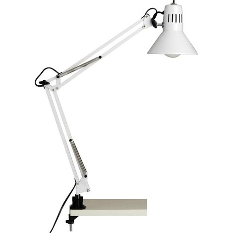 Brilliant Hobby 10802/05 Lampada con morsetto LED (monocolore) E27 40 W Bianco