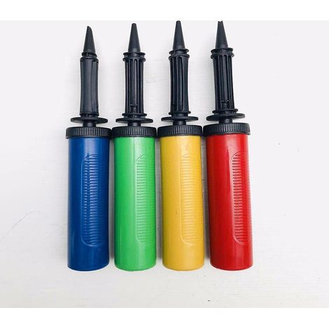 4 Picescouleur Alatoire Pompe Ballons, Pompe Ballon Manuelle, Pompe Ballon Gonflable, Pompe Air Pour Ballons Rutilisables, Pour Ballons Ftes, A (1/5)