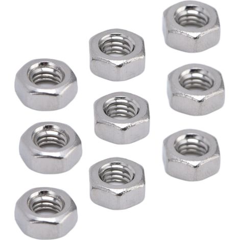 200 pièces Écrous Hexagonaux M4 Acier Inoxydable Compact Remplaçable Quincaillerie Pratique Intérieur Extérieur (1/5)