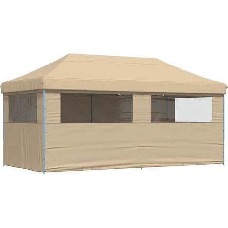 Tente de réception pliable avec parois – Chapiteau d'événement pour jardin, fête, terrasse et extérieur (1/5)