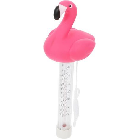 Floating pool thermometer, floating water thermometer, pool thermometer (Flamingo) (1/5)