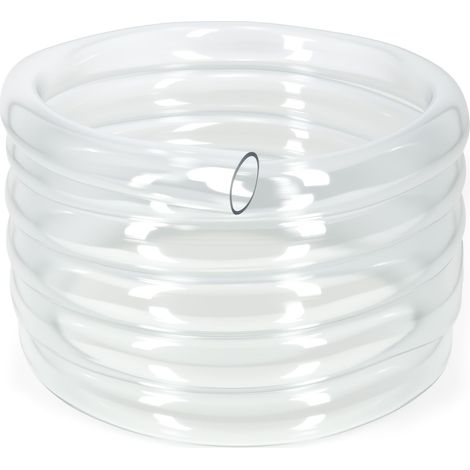 Tuyau Flexible en PVC de 20 x 22 mm, Tube en Plastique Transparent de 5 Mètres, Tuyau à Paroi Mince d'une Épaisseur de Paroi de 1 mm pour Applications Basse Pression (1/5)