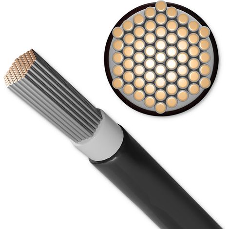 Cavo solare fotovoltaico Qoltec  6 mm²  100 m  Nero (1/5)
