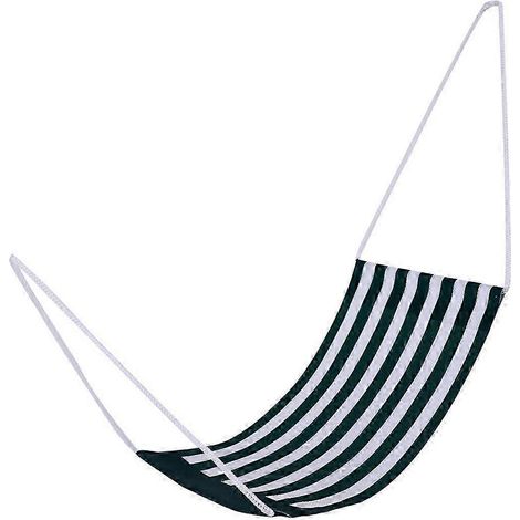 Mini hamac pour maison de poupée, hamac miniature en tissu rayé blanc, accessoires pour maison de poupée pour enfants-Green (1/5)