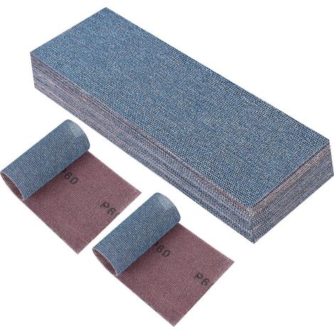 Schleifstreifen Klett Netz Keramik 80x230mm 25 Stück 60 körnung (1/5)