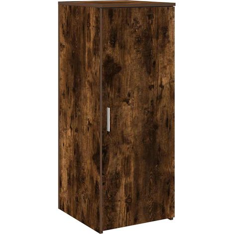Maison Exclusive - Mobile Portaoggetti Rovere Fumo 40x45x103,5 cm in Truciolato