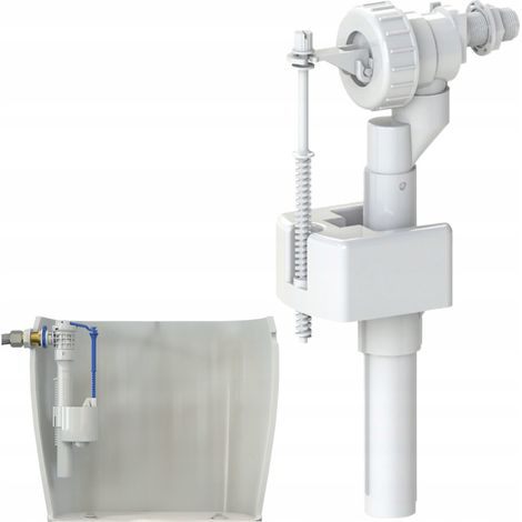 3/8 Spülkasten Füllventil seitlich für WC UNIVERSAL + Fotoanleitung (1/5)