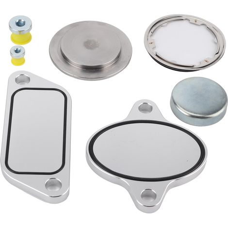 Jeffergarden pour cummins isx Remplacement de la prise EGR Bouchon de suppression EGR avec kit de joints Le refroidisseur EGR élimine les pièces de moteur de remplacement automobile adaptées au moteu (1/5)