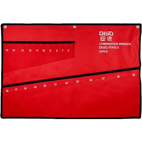 Pochette de Ceinture à Outil Simple latérale Multi-Poches Outils à Enrouler Rangement Poches renforcées Sac clé Pince Porte-clé Organisateur de Toile (1/4)