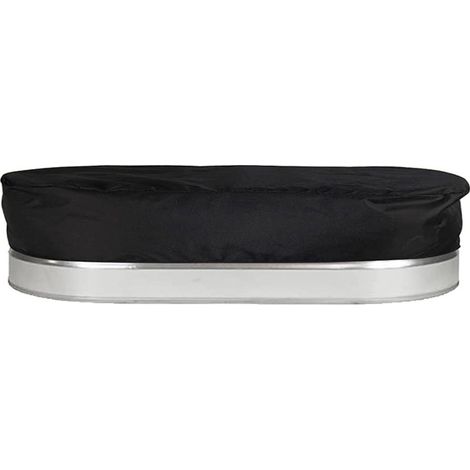 BRAVIX Bâche de piscine  Bâche de protection d'hiver pour piscine – Housse en tissu Oxford 420D épais, étanche à l'eau et à la poussière, résistante à la déchirure pour terrasse extérieure pour piscin (1/5)
