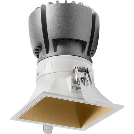 Plafonnier encastré NOK3 Square LED COB 7W 675lm CRI80 3000K 40º - Blanc (1/2)