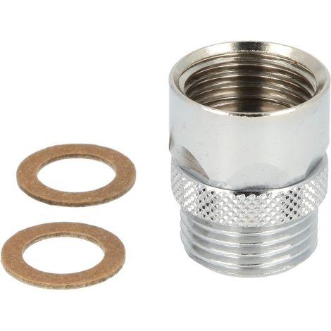 Raccord de douche pivotant 1/2’’ laiton chromé