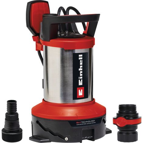 Einhell Pompe d'évacuation 2en1 Aquasensor GE-DP 7535 N LL ECO (750 W, Eco Power, Profondeur d'immersion 7 m, Corps en PVC et en INOX ) (1/5)