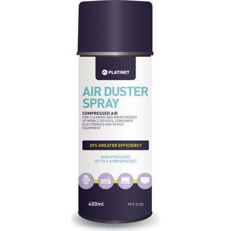 Pulvérisateur d'air comprimé 400m pour le nettoyage du matériel de bureau, des appareils électroniques, etc. Platinet FS-5130 (1/3)