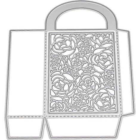 3D-Box-Metallstanzformen, Stanzschablone, DIY-Scrapbooking-Album, Stempel, Papierkartenprägung