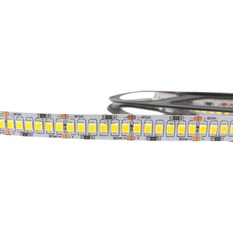 Striscia LED 5m smd2835 24V DC 120W 1200LED IP20 S13-2835-24V Luce Fredda 6400k (1/2)